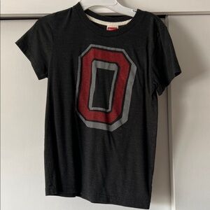 HOMAGE Black Tee with Red and Gray Design
